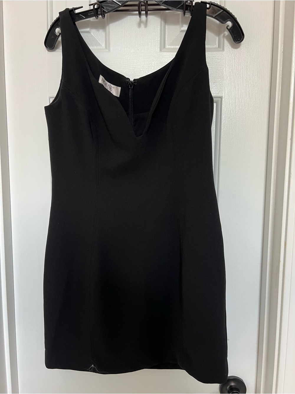 House of CB Black Mini Sheath Dress